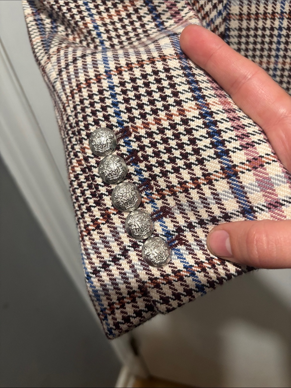 VERONICA BEARD Fuller plaid single breasted Dickey blazer - Picture 6 of 11